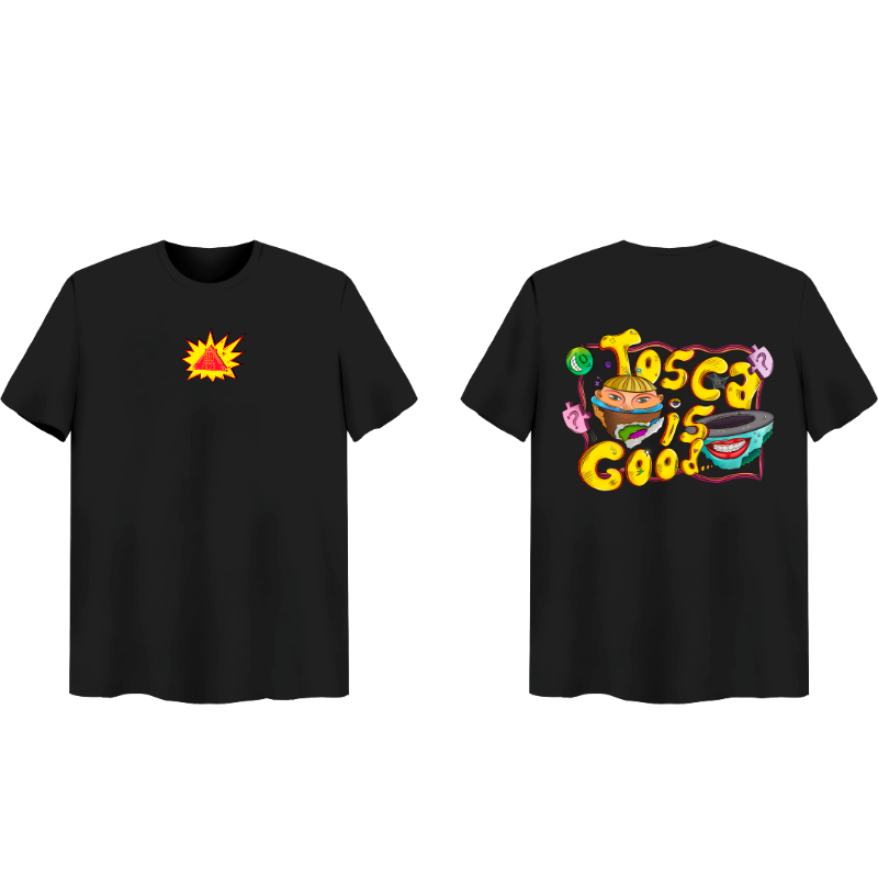 Short Sleeve TShirt Black (TOSCA 2024) Himasda Store